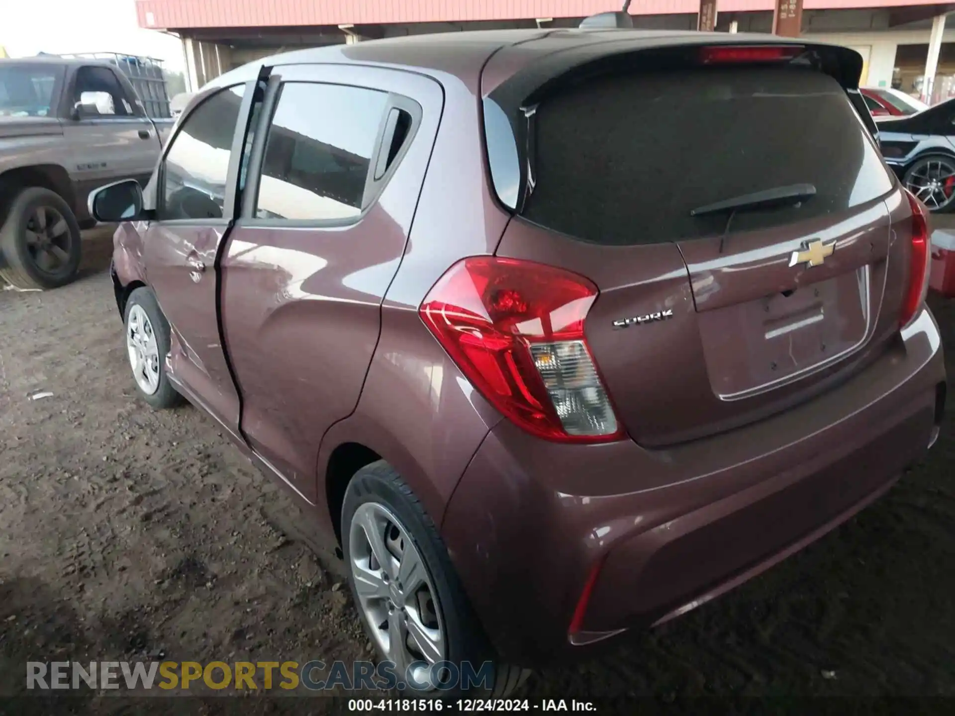 3 Photograph of a damaged car KL8CB6SA6MC709044 CHEVROLET SPARK 2021