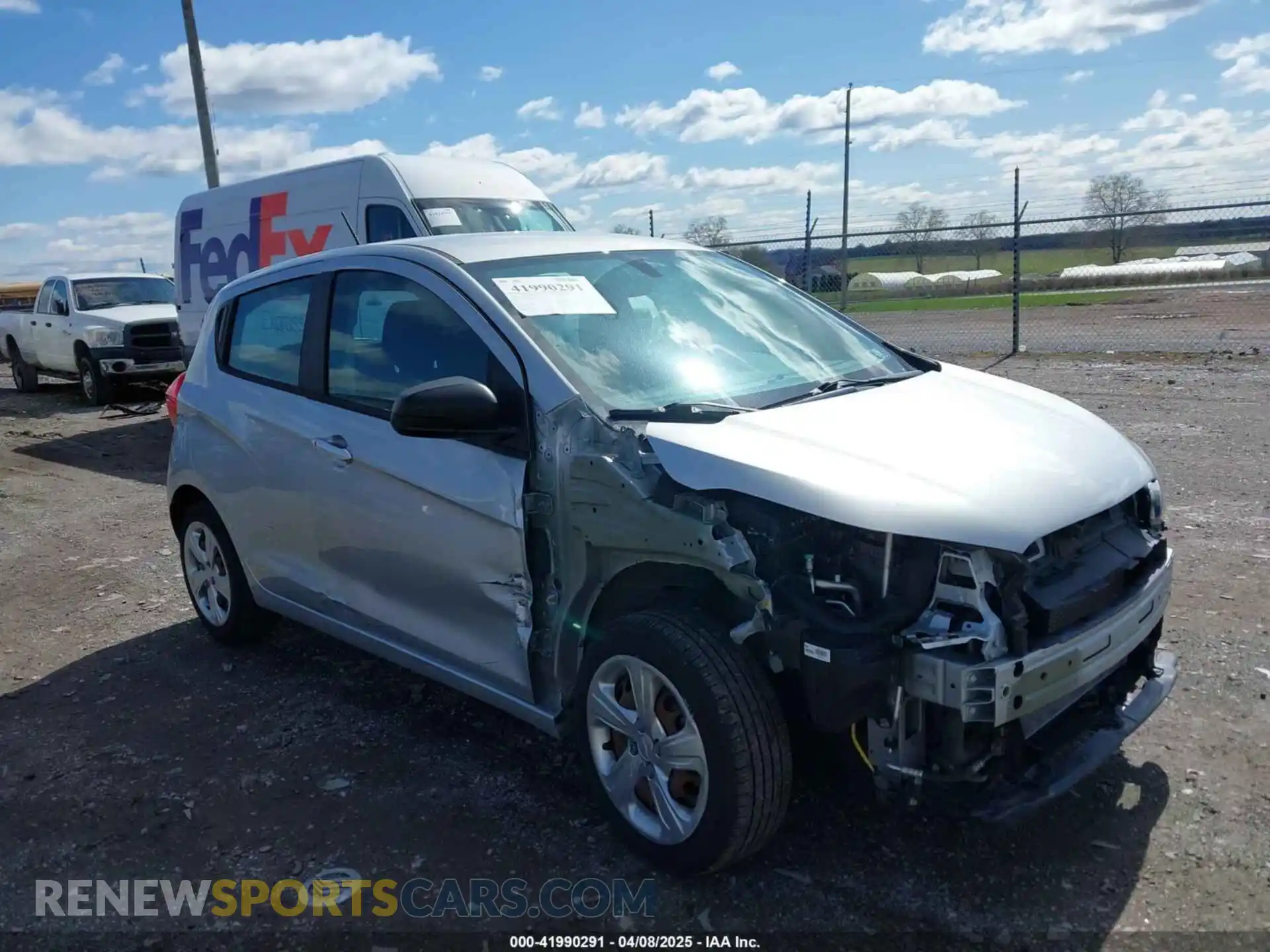 1 Photograph of a damaged car KL8CB6SA6MC738625 CHEVROLET SPARK 2021