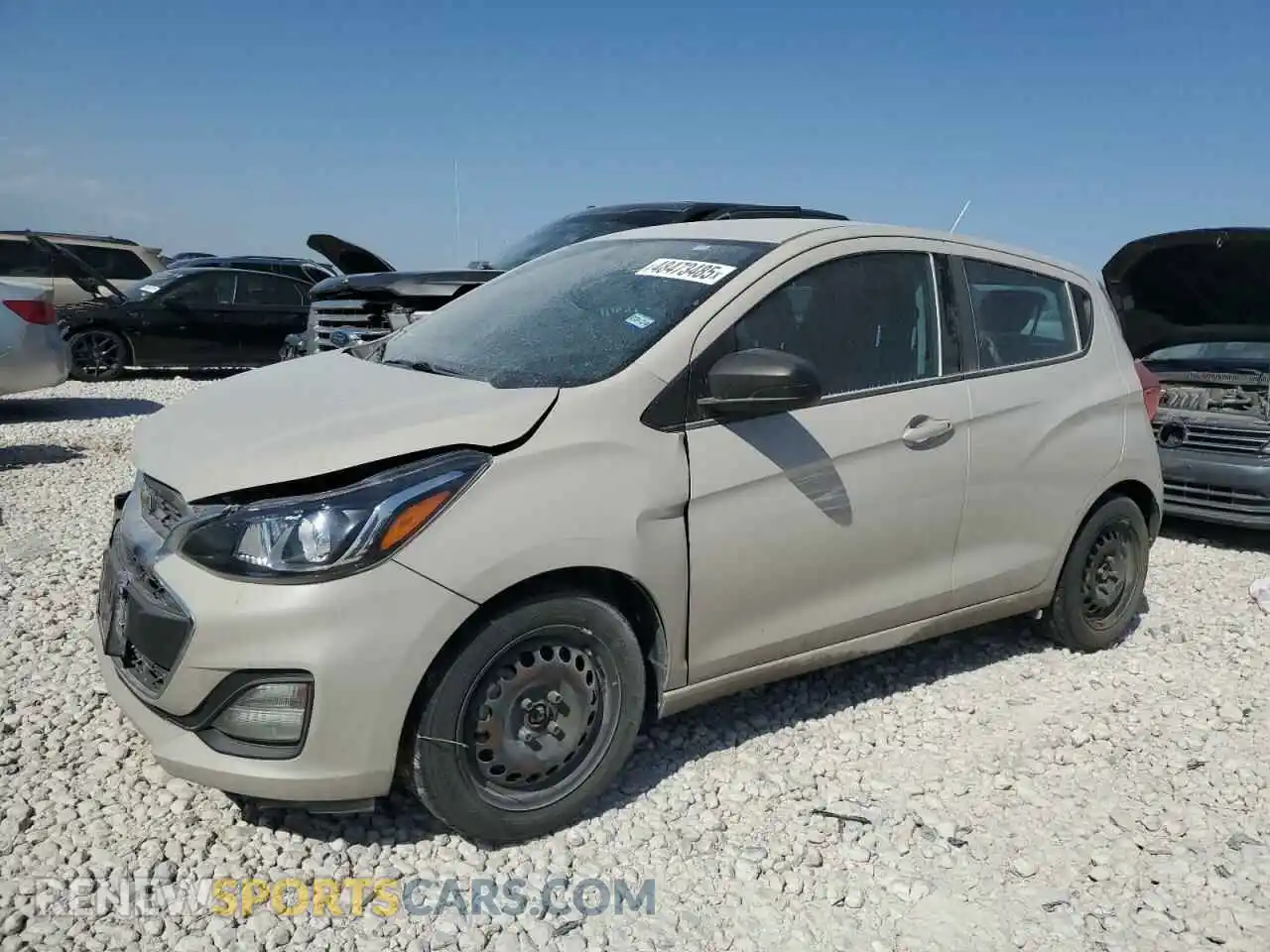 1 Photograph of a damaged car KL8CB6SA6MC739841 CHEVROLET SPARK 2021