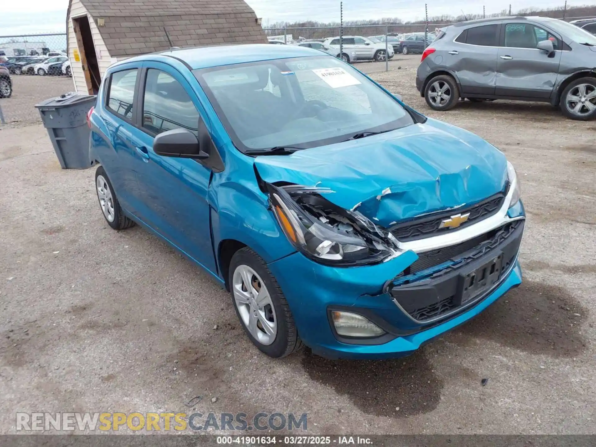 1 Photograph of a damaged car KL8CB6SA7MC707304 CHEVROLET SPARK 2021