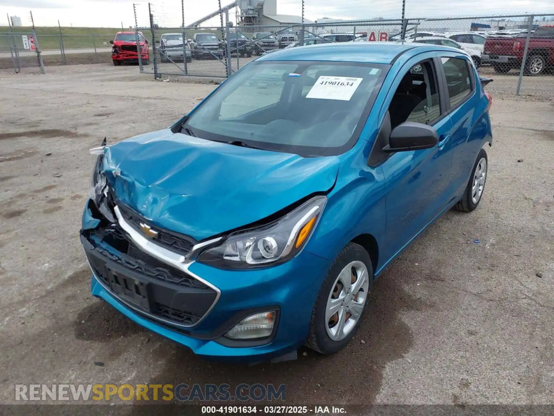 2 Photograph of a damaged car KL8CB6SA7MC707304 CHEVROLET SPARK 2021