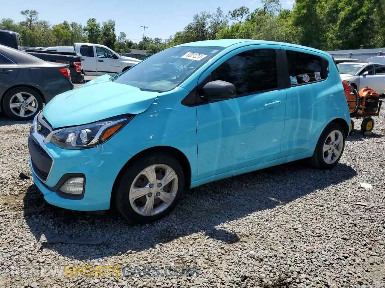 1 Photograph of a damaged car KL8CB6SA7MC709750 CHEVROLET SPARK 2021