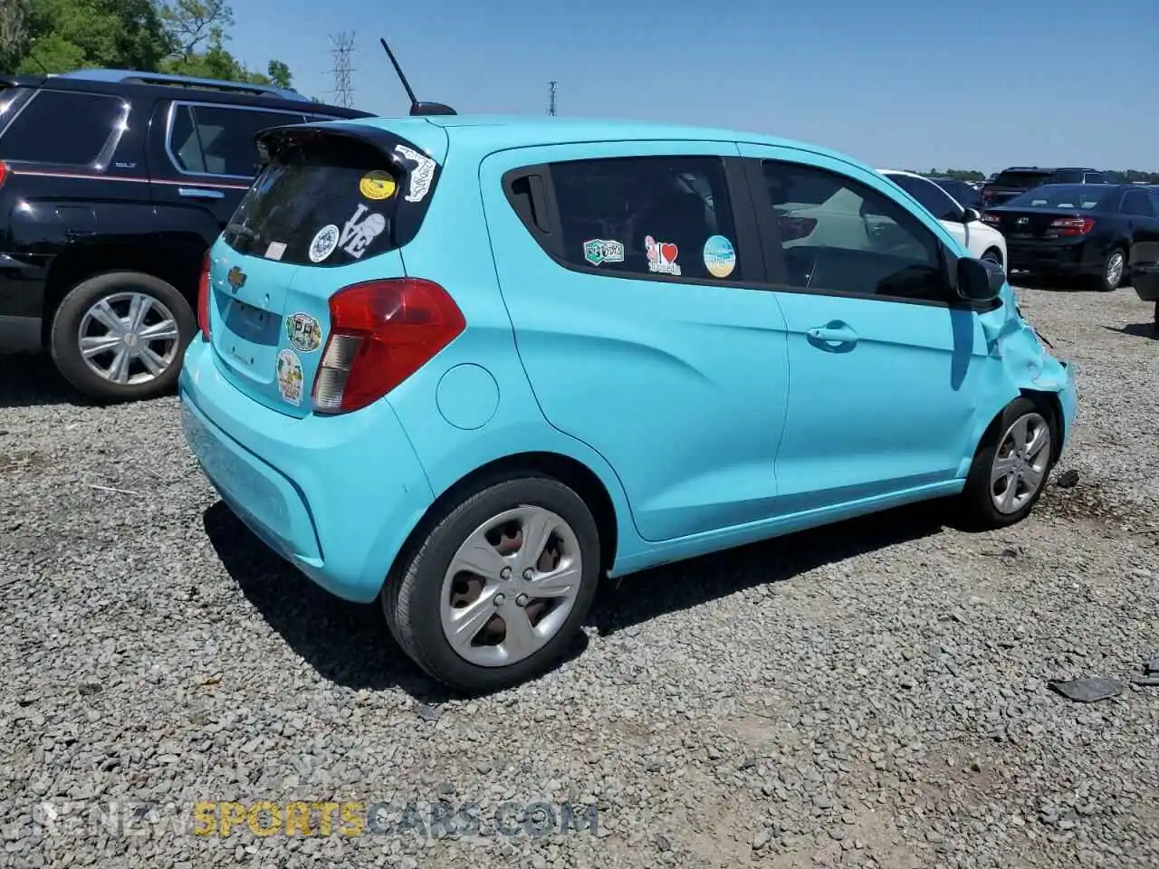 3 Photograph of a damaged car KL8CB6SA7MC709750 CHEVROLET SPARK 2021