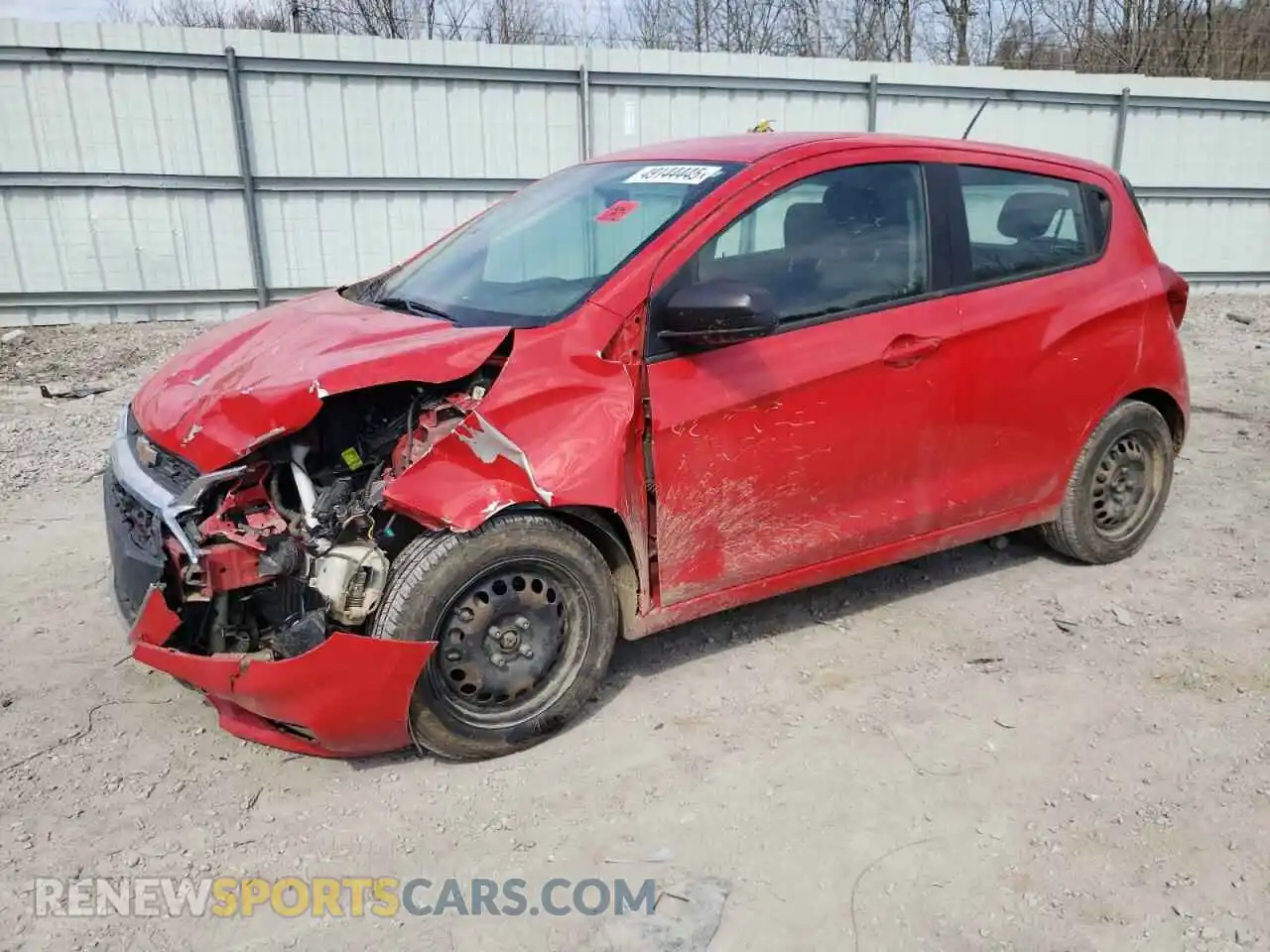 1 Photograph of a damaged car KL8CB6SA8MC711443 CHEVROLET SPARK 2021