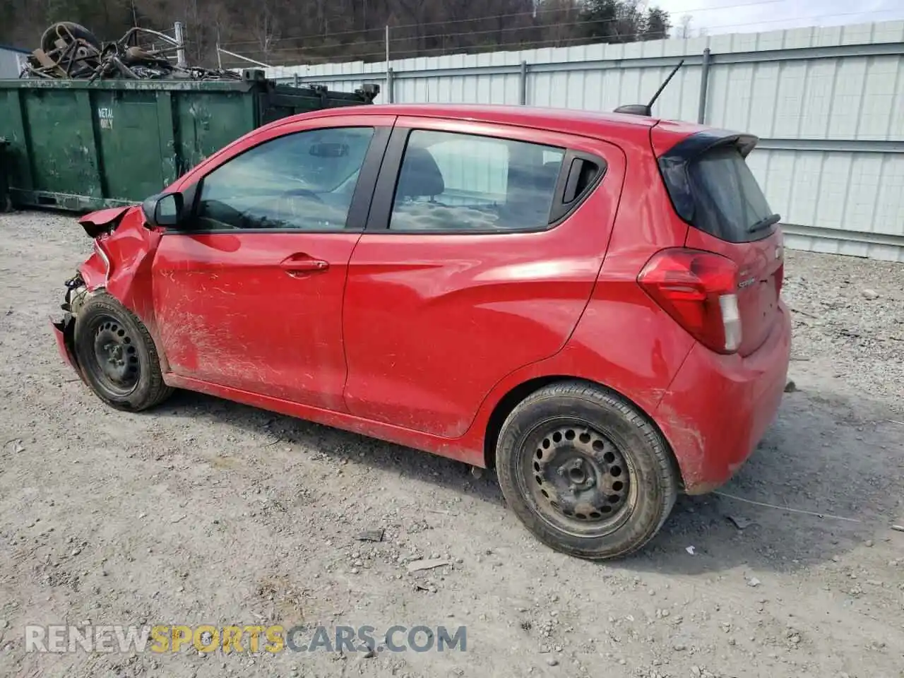 2 Photograph of a damaged car KL8CB6SA8MC711443 CHEVROLET SPARK 2021
