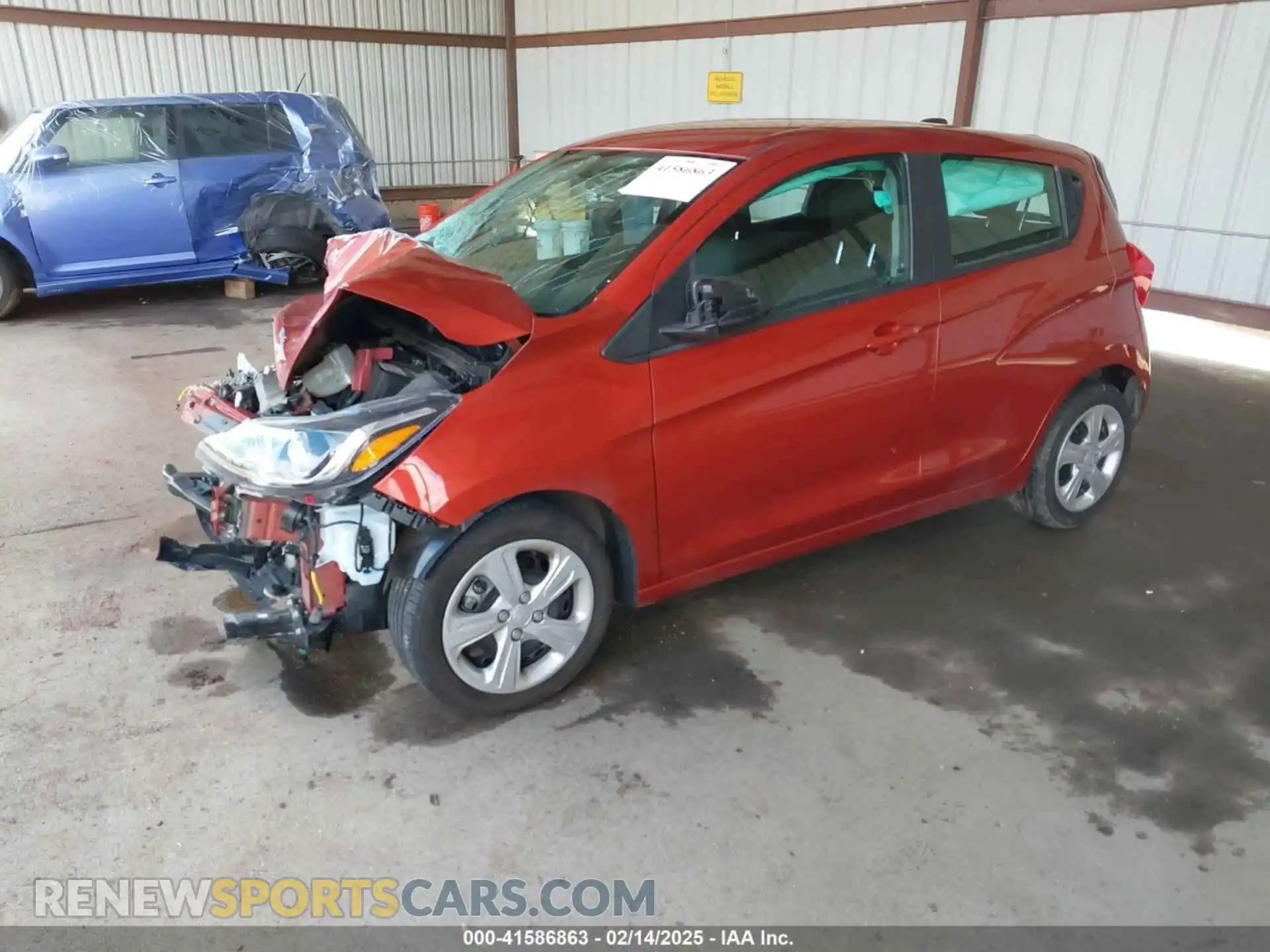 2 Photograph of a damaged car KL8CB6SA9MC711063 CHEVROLET SPARK 2021