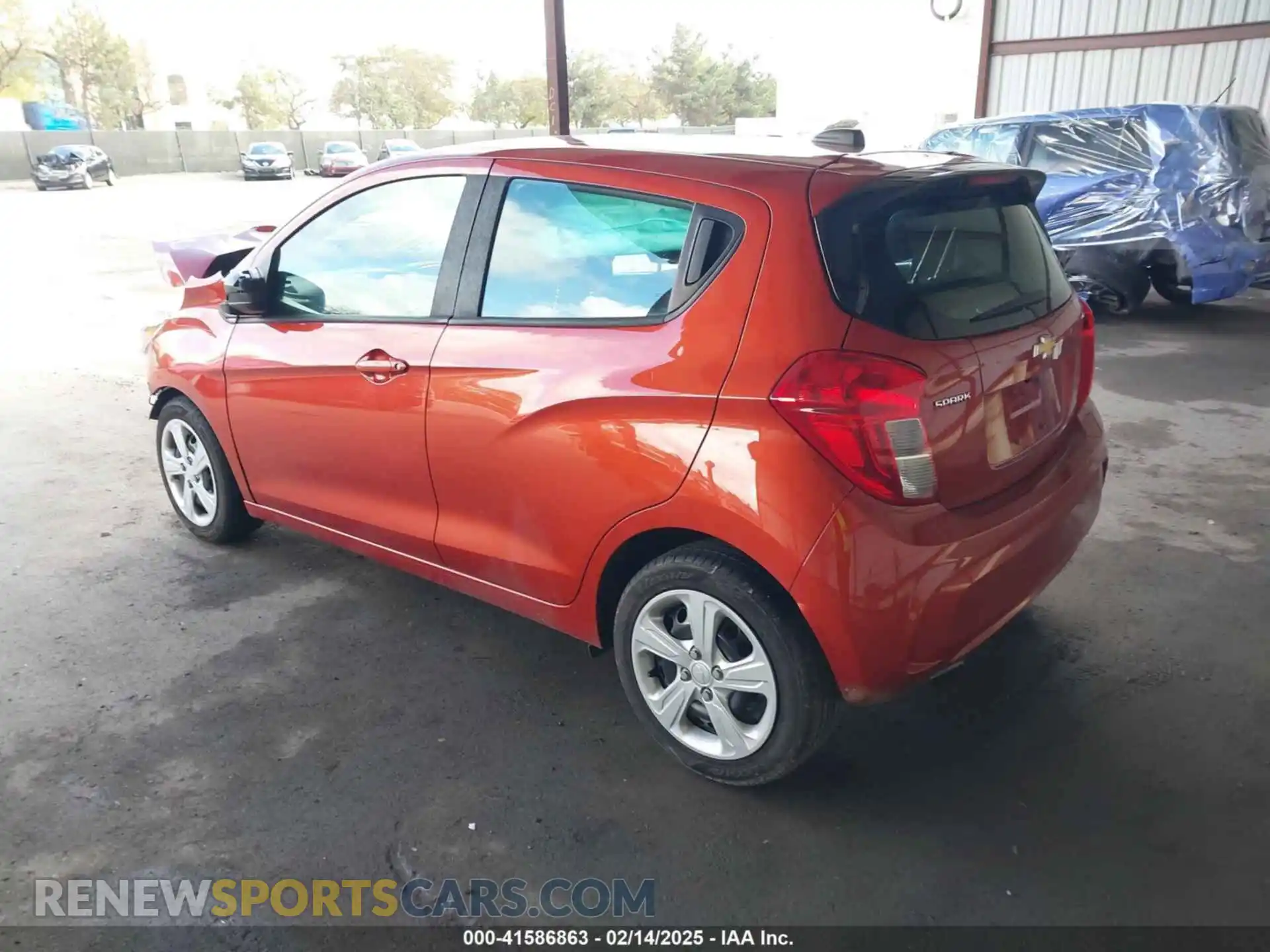 3 Photograph of a damaged car KL8CB6SA9MC711063 CHEVROLET SPARK 2021