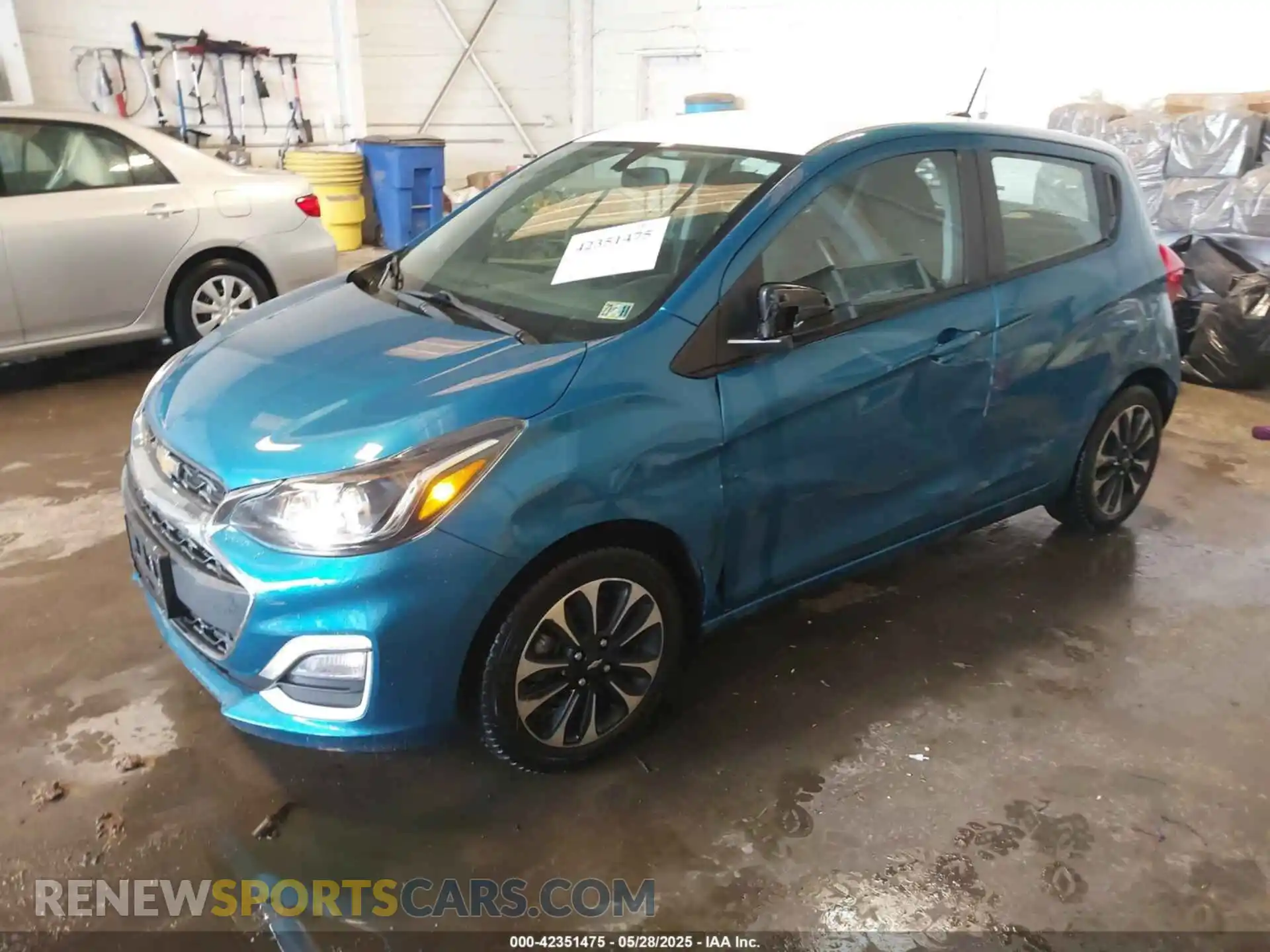2 Фотография поврежденного автомобиля KL8CC6SA3MC715025 CHEVROLET SPARK 2021