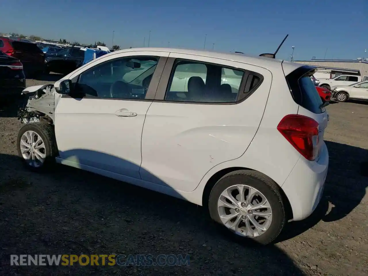 2 Photograph of a damaged car KL8CD6SA0MC217491 CHEVROLET SPARK 2021