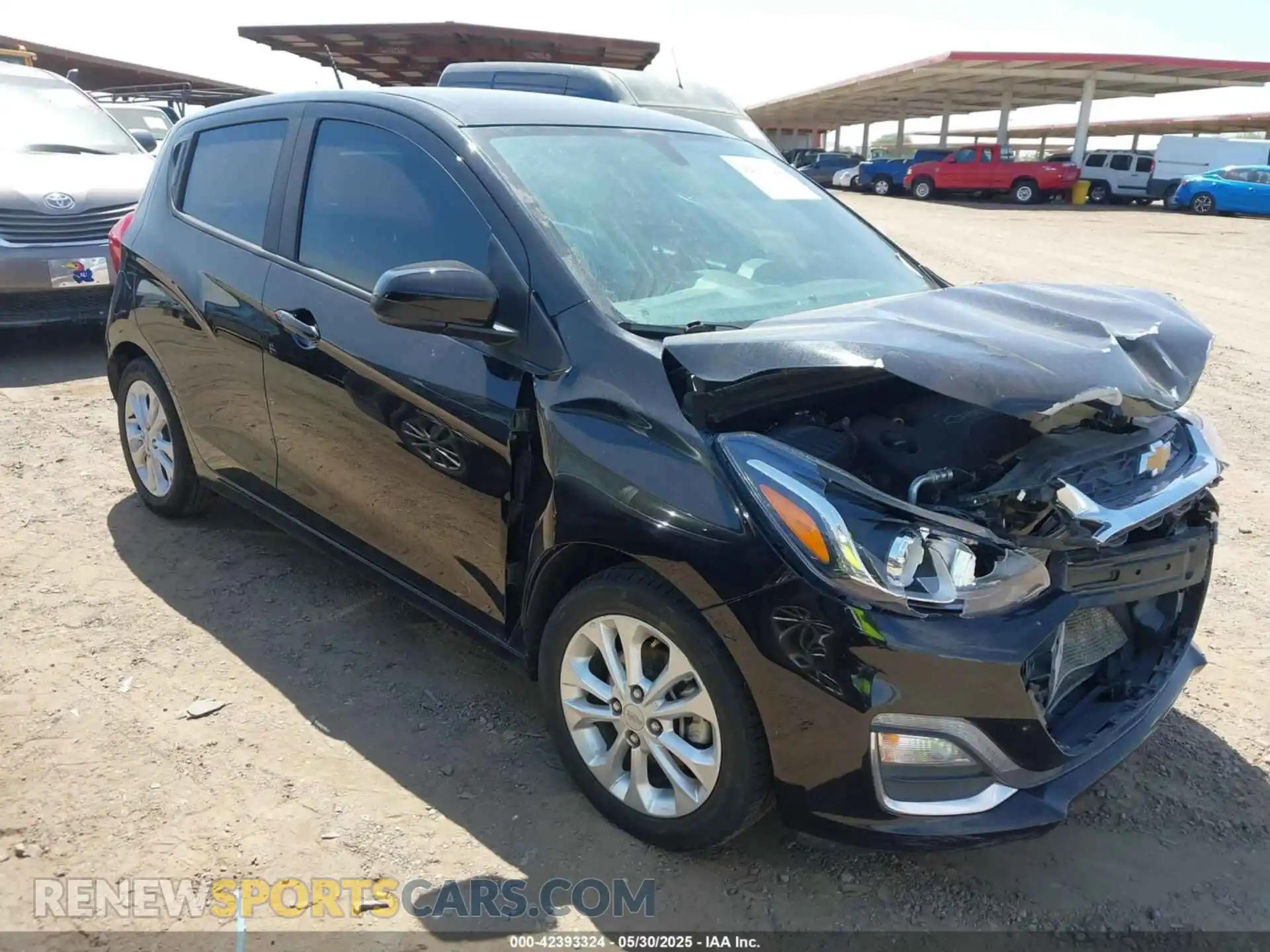 1 Photograph of a damaged car KL8CD6SA0MC740820 CHEVROLET SPARK 2021