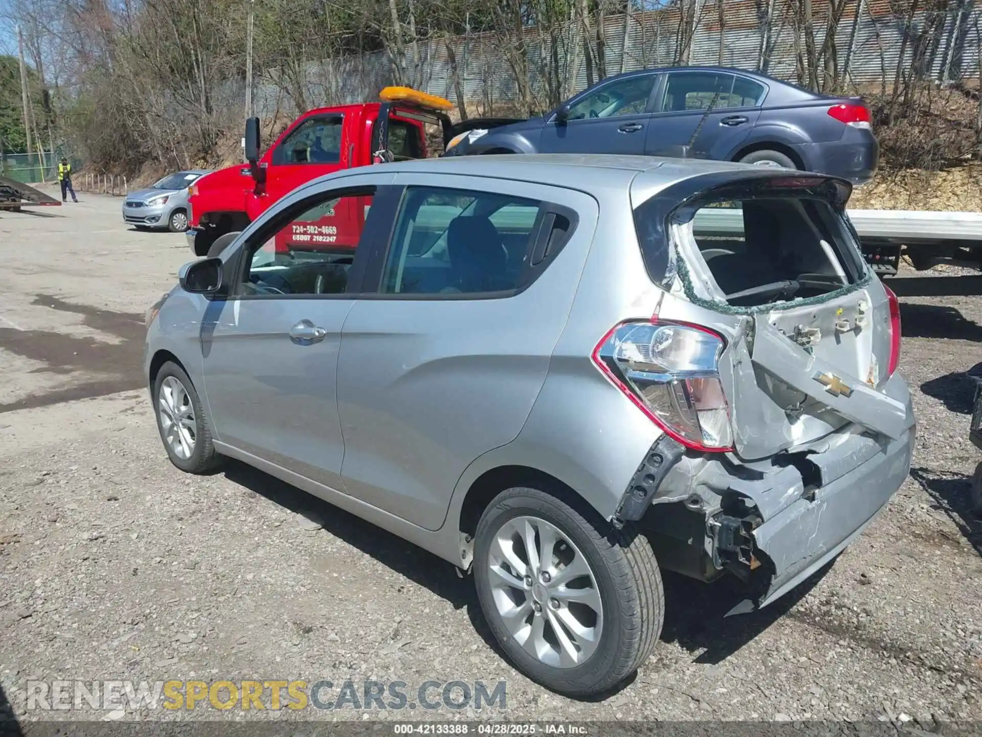 3 Фотография поврежденного автомобиля KL8CD6SA1MC726277 CHEVROLET SPARK 2021