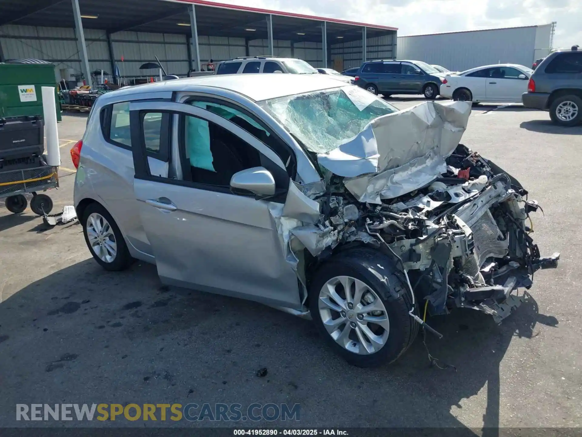 1 fotografías del automóvil dañado KL8CD6SA1MC745878 CHEVROLET SPARK 2021