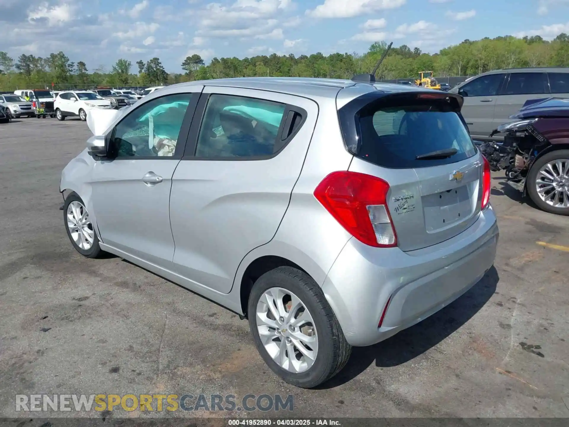 3 fotografías del automóvil dañado KL8CD6SA1MC745878 CHEVROLET SPARK 2021