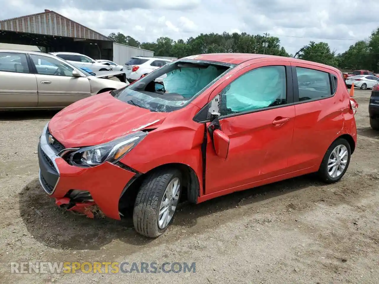 1 Photograph of a damaged car KL8CD6SA1MC747985 CHEVROLET SPARK 2021