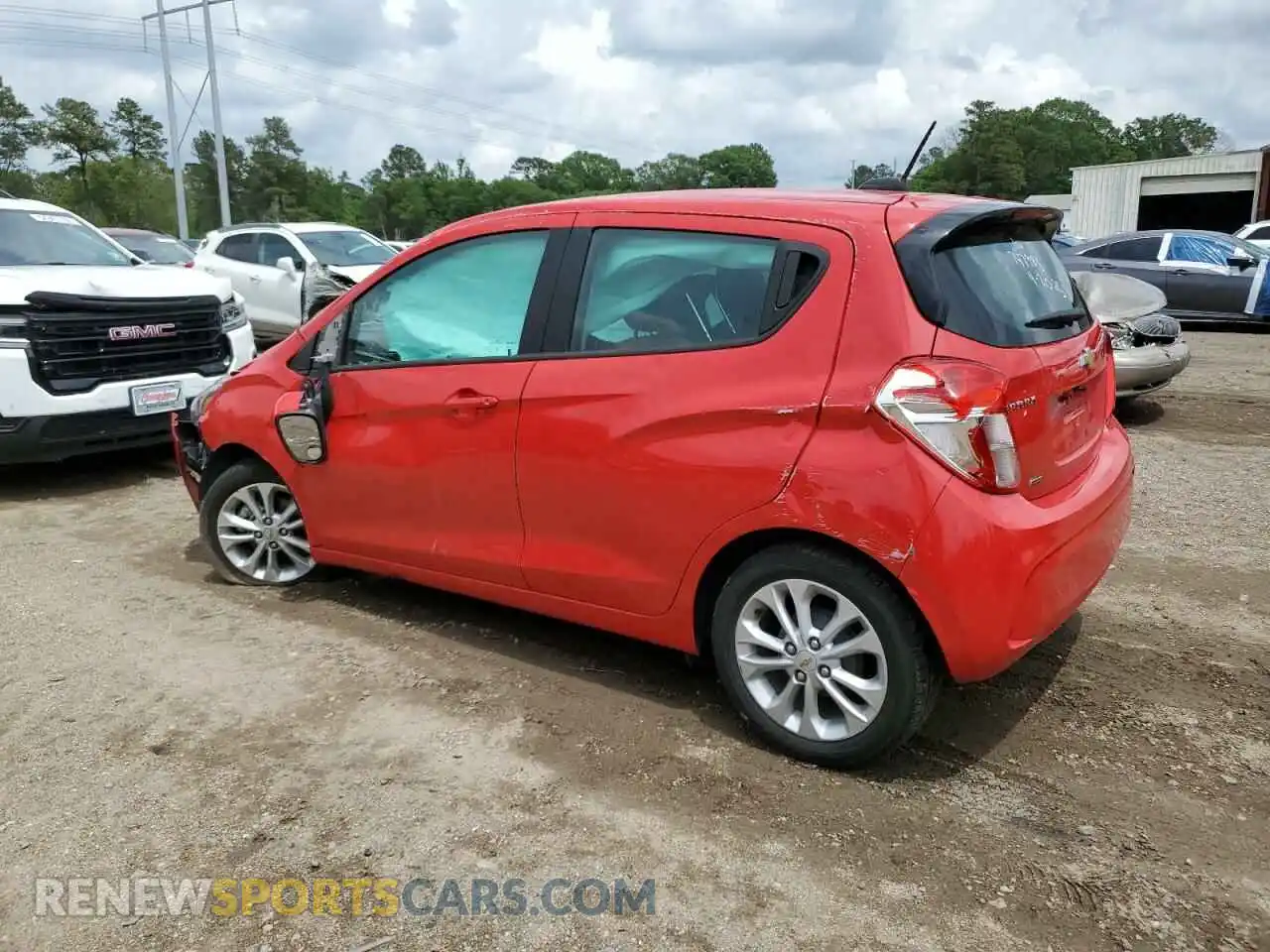 2 Photograph of a damaged car KL8CD6SA1MC747985 CHEVROLET SPARK 2021