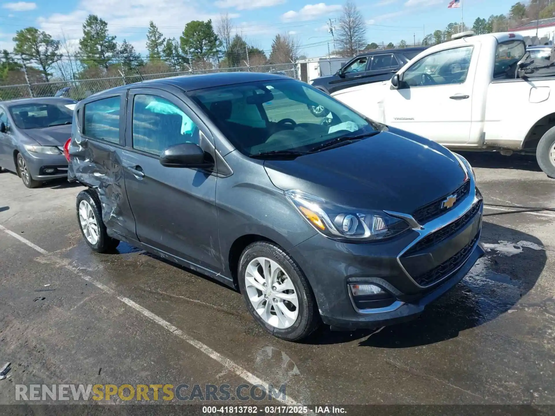1 Photograph of a damaged car KL8CD6SA2MC719421 CHEVROLET SPARK 2021