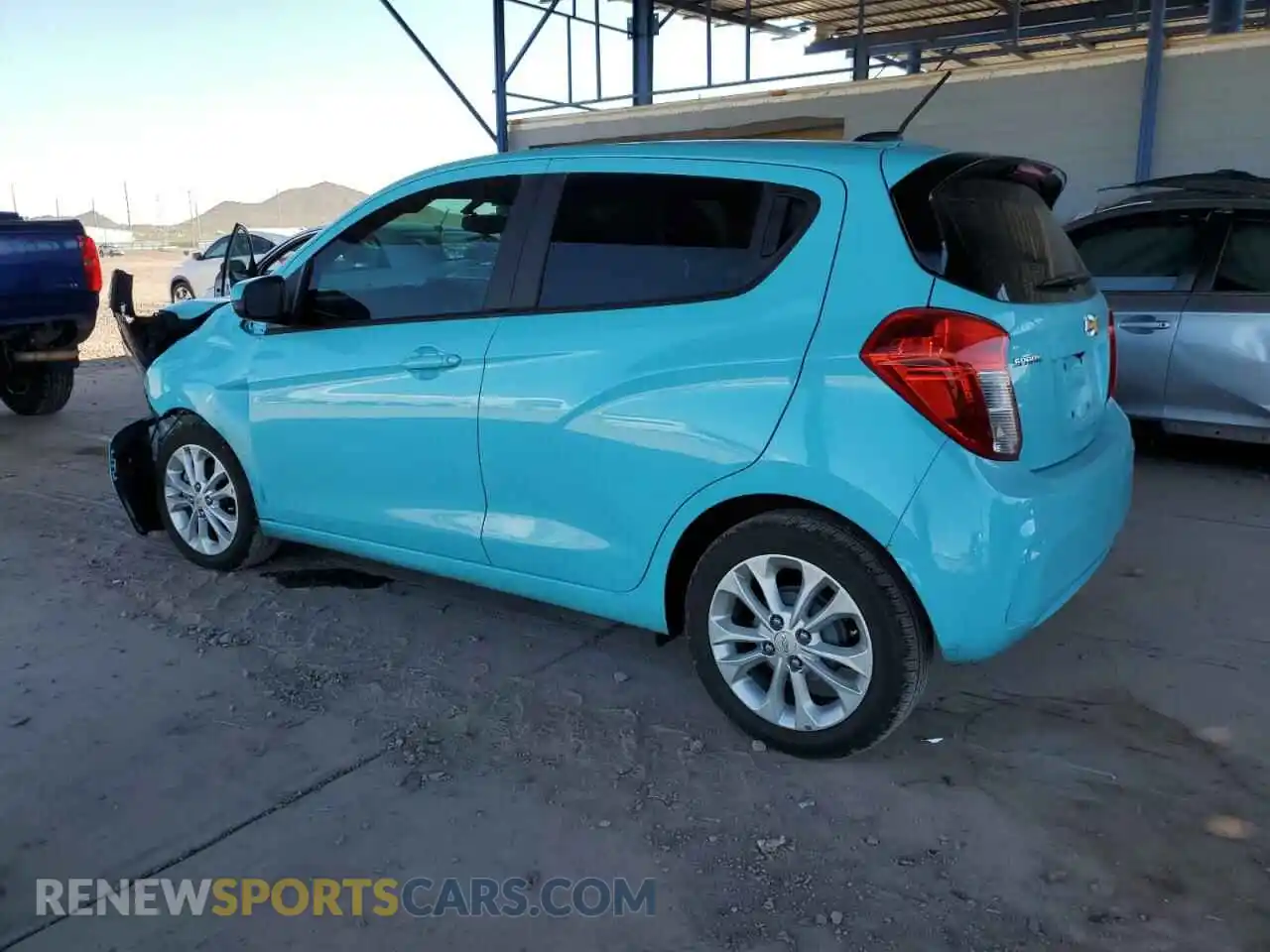 2 Photograph of a damaged car KL8CD6SA3MC707598 CHEVROLET SPARK 2021