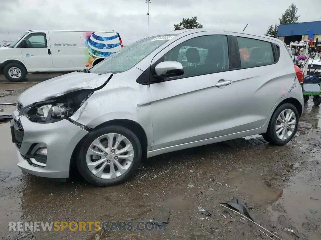 1 Photograph of a damaged car KL8CD6SA3MC719346 CHEVROLET SPARK 2021