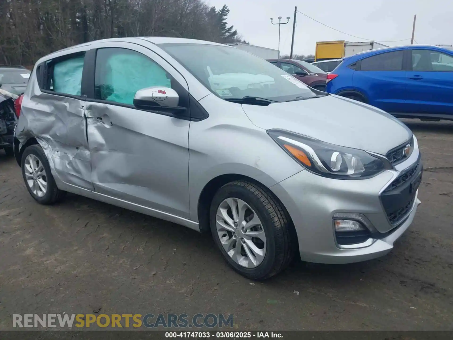 1 Photograph of a damaged car KL8CD6SA3MC743324 CHEVROLET SPARK 2021