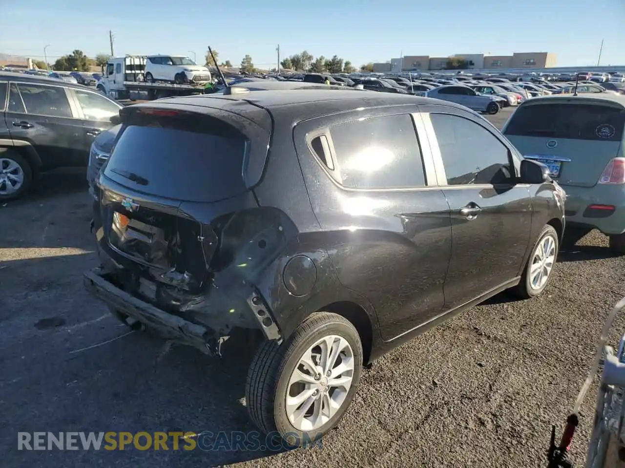 3 Photograph of a damaged car KL8CD6SA3MC746627 CHEVROLET SPARK 2021