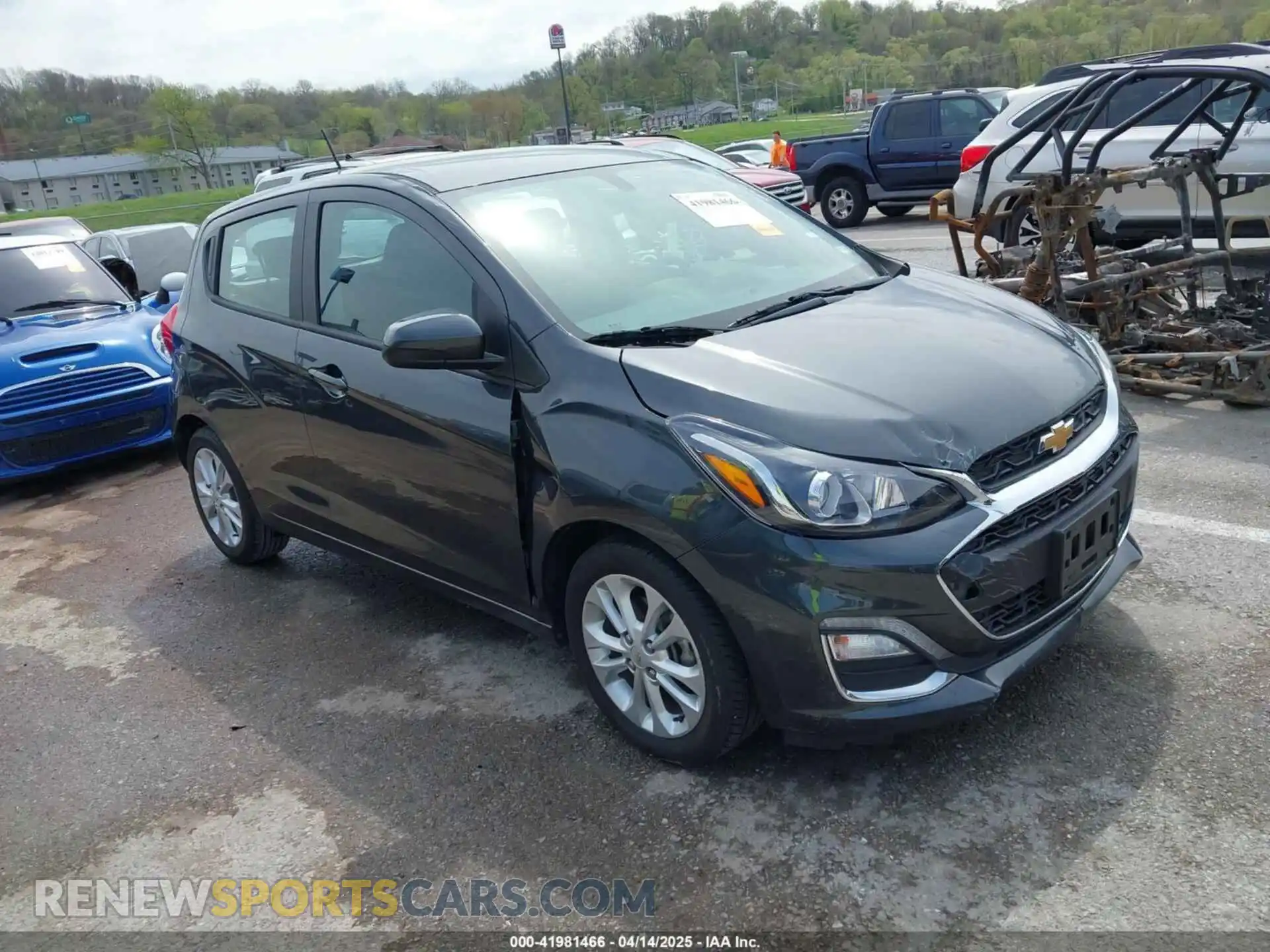 1 Photograph of a damaged car KL8CD6SA4MC216537 CHEVROLET SPARK 2021