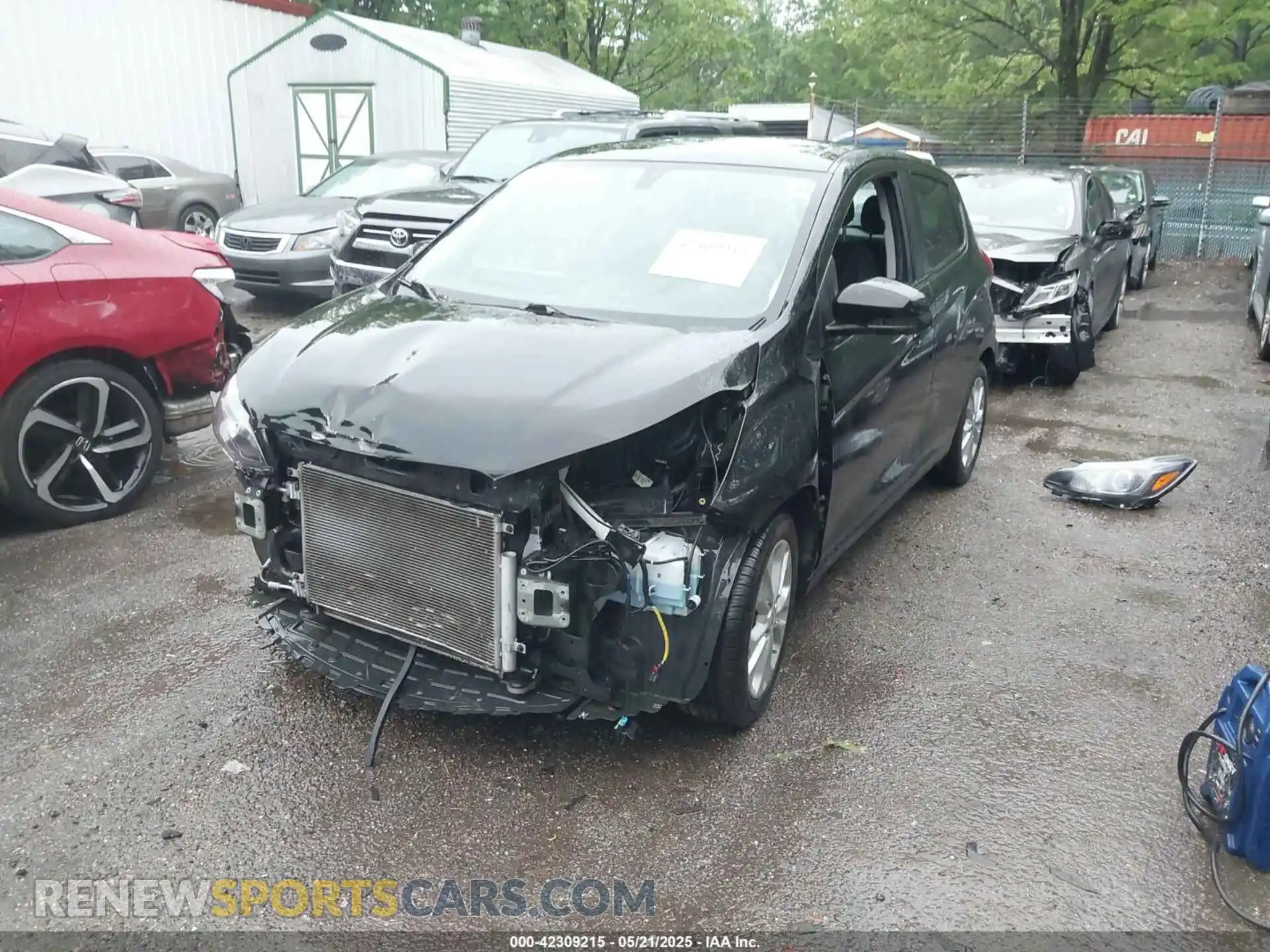 2 Photograph of a damaged car KL8CD6SA4MC704953 CHEVROLET SPARK 2021