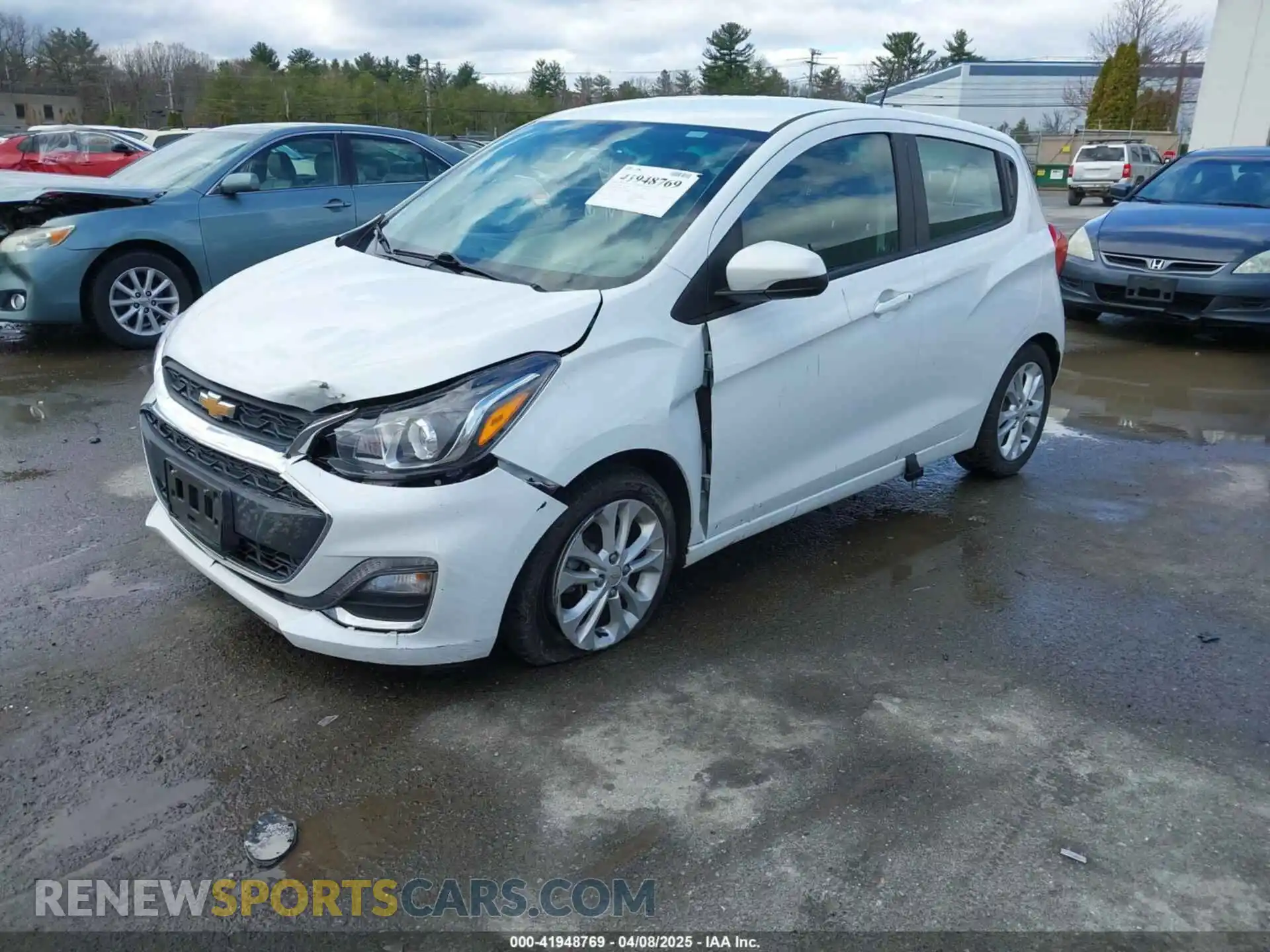 2 fotografías del automóvil dañado KL8CD6SA5MC218328 CHEVROLET SPARK 2021