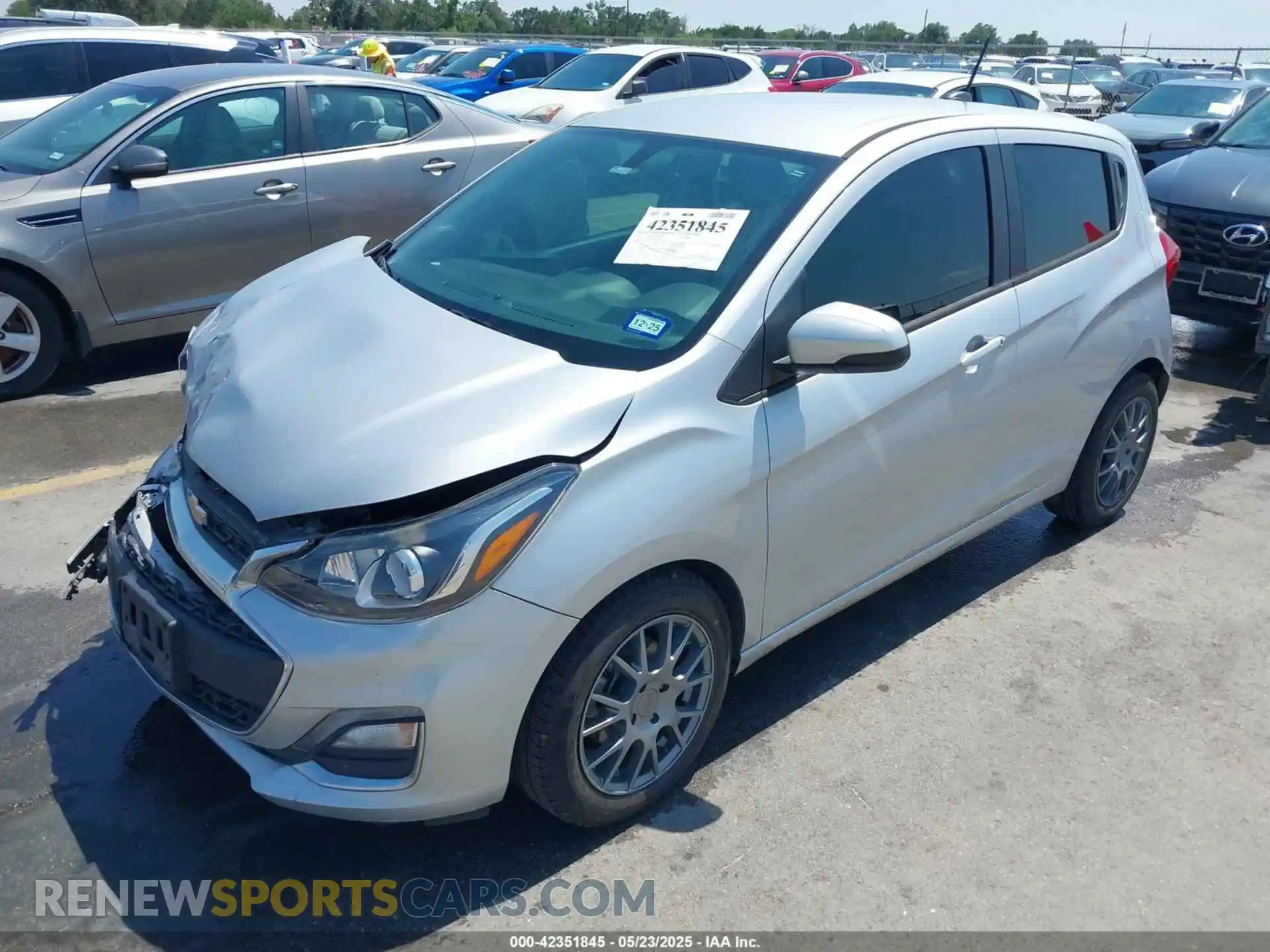 2 Photograph of a damaged car KL8CD6SA6MC712357 CHEVROLET SPARK 2021