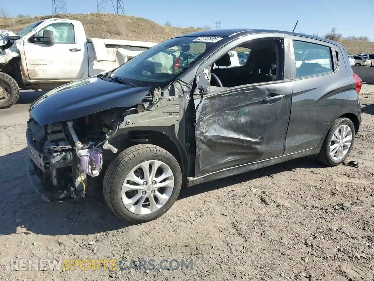 1 Photograph of a damaged car KL8CD6SA7MC222980 CHEVROLET SPARK 2021