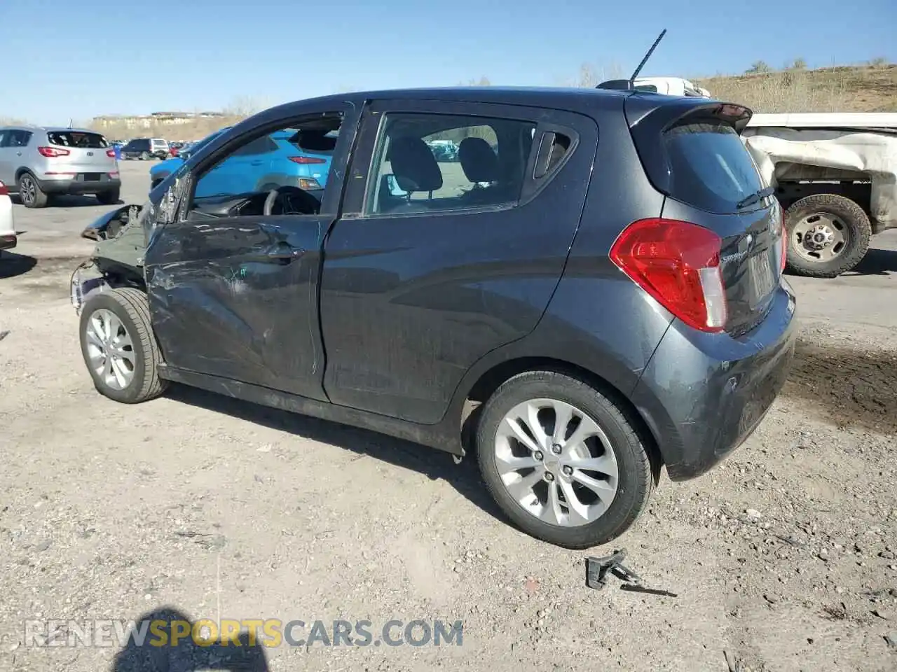 2 Photograph of a damaged car KL8CD6SA7MC222980 CHEVROLET SPARK 2021