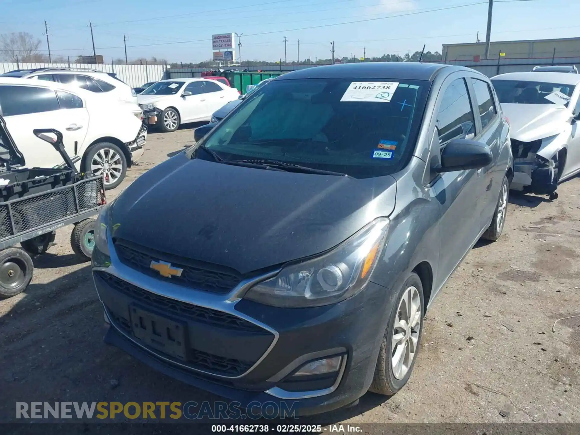 2 Photograph of a damaged car KL8CD6SA7MC712299 CHEVROLET SPARK 2021