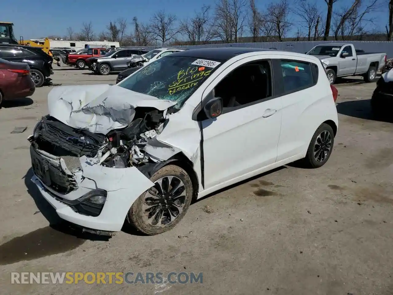 1 Photograph of a damaged car KL8CD6SA7MC729698 CHEVROLET SPARK 2021