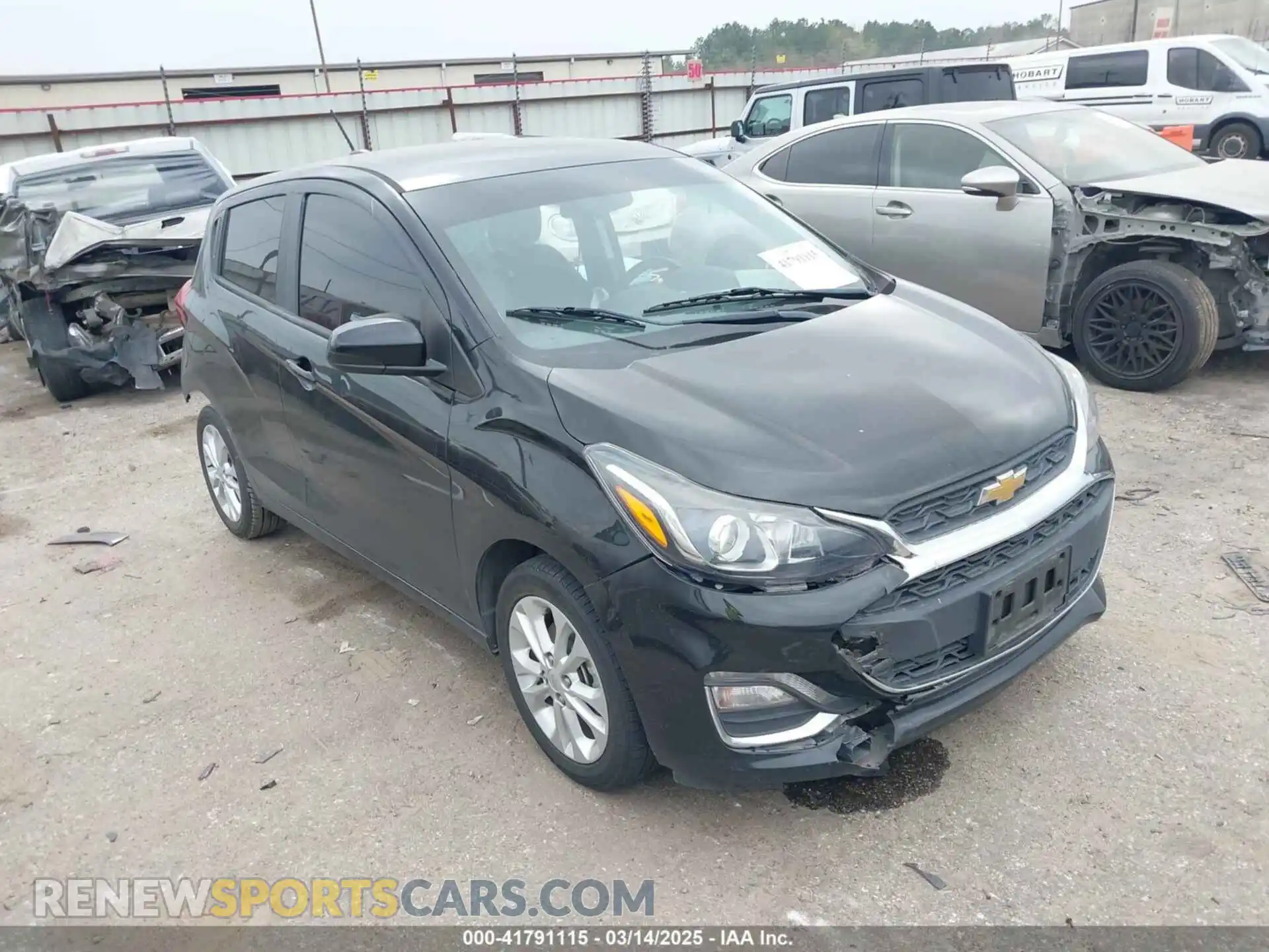 1 Photograph of a damaged car KL8CD6SA8MC722193 CHEVROLET SPARK 2021