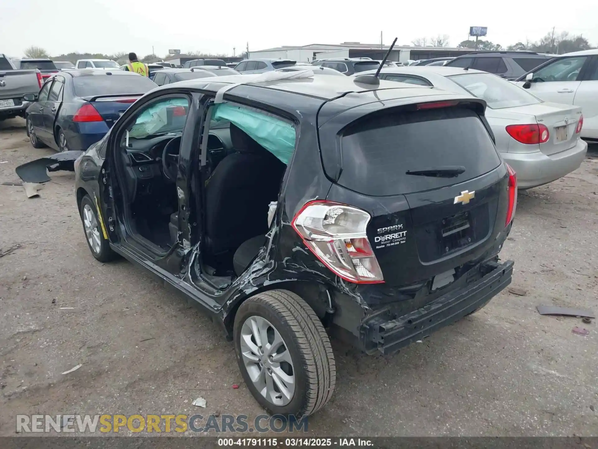 3 Photograph of a damaged car KL8CD6SA8MC722193 CHEVROLET SPARK 2021