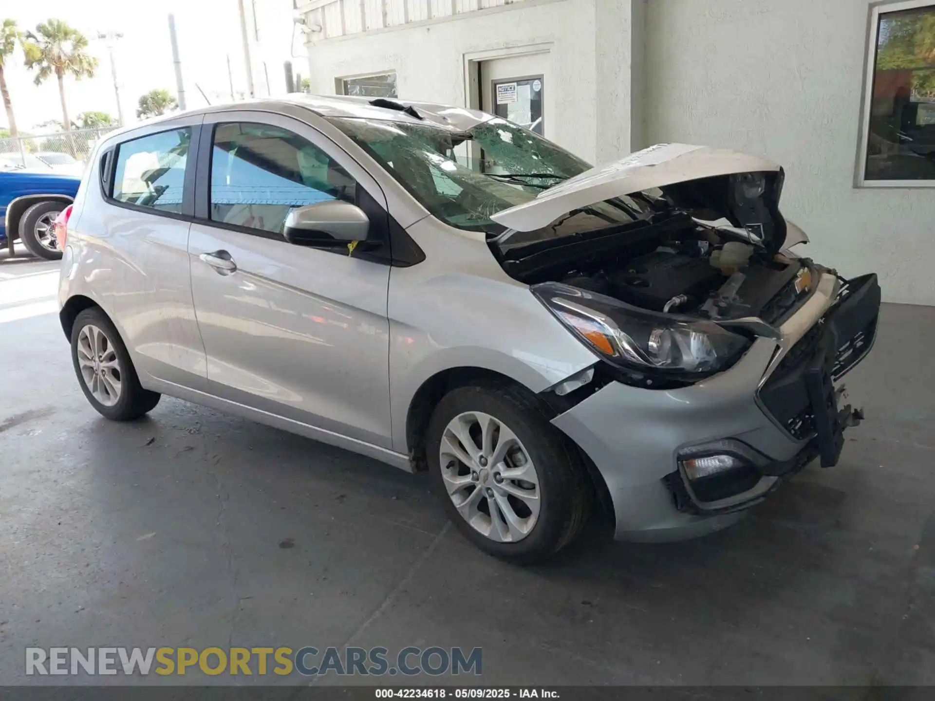 1 Photograph of a damaged car KL8CD6SA9MC217490 CHEVROLET SPARK 2021
