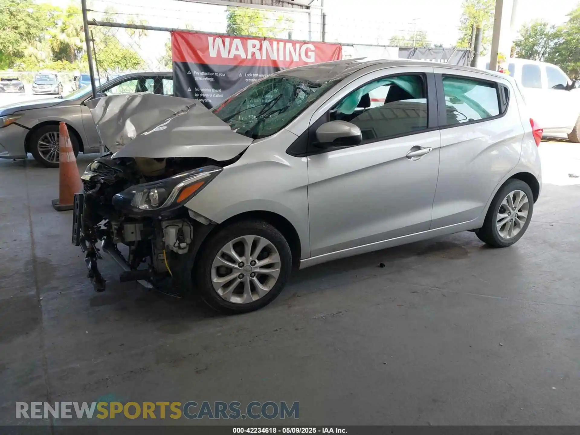 2 Photograph of a damaged car KL8CD6SA9MC217490 CHEVROLET SPARK 2021
