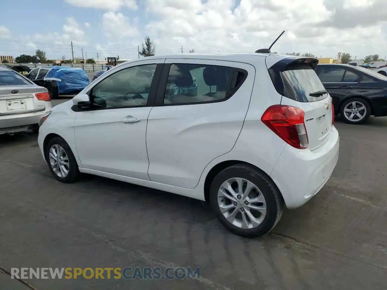 2 Photograph of a damaged car KL8CD6SA9MC218669 CHEVROLET SPARK 2021