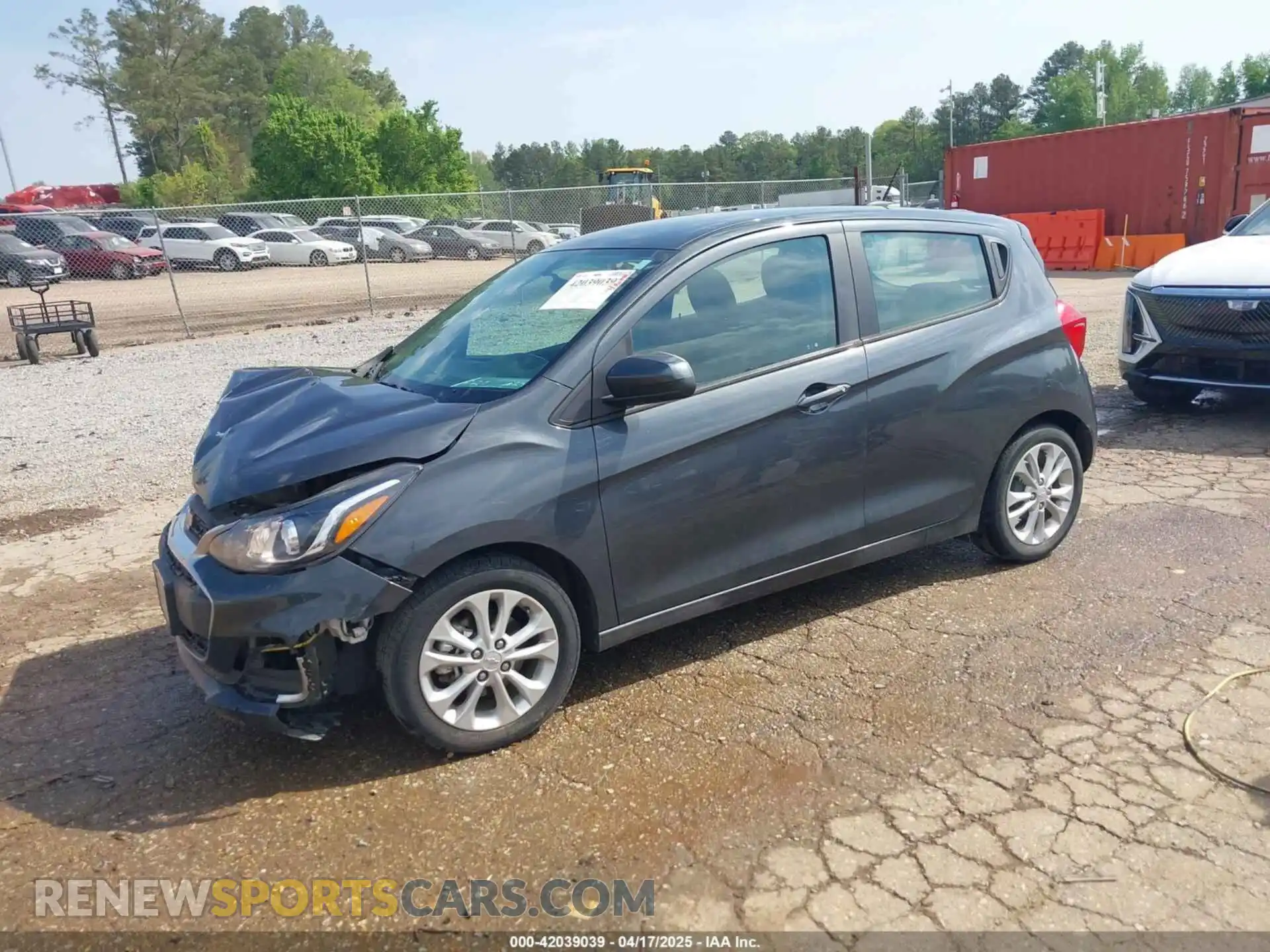 2 Photograph of a damaged car KL8CD6SA9MC729105 CHEVROLET SPARK 2021