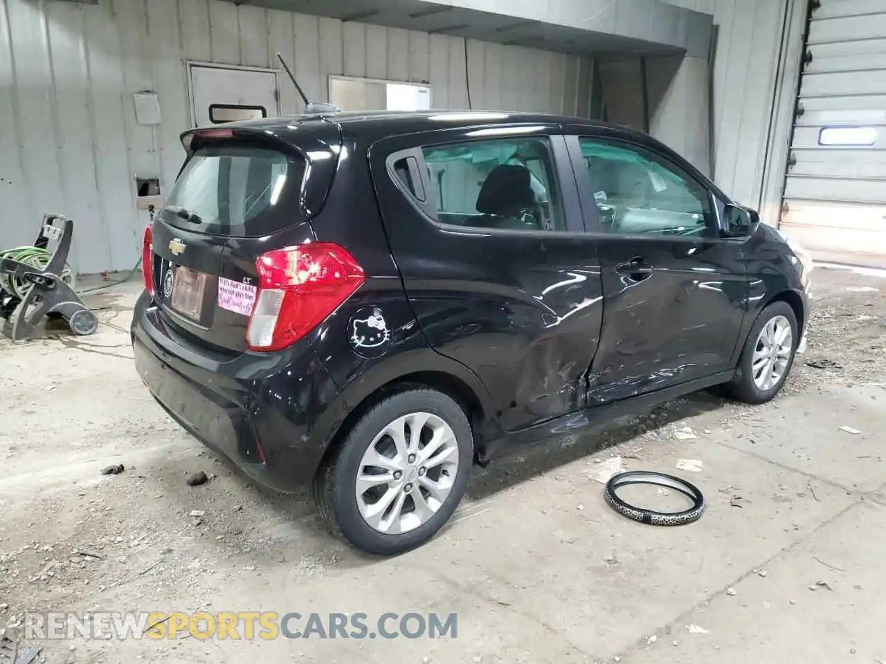 3 Photograph of a damaged car KL8CD6SA9MC745255 CHEVROLET SPARK 2021