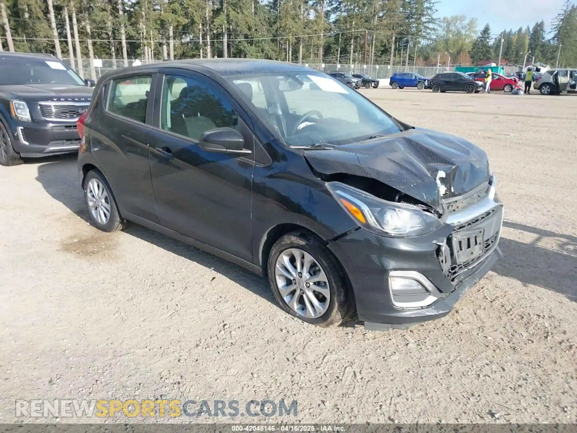 1 Photograph of a damaged car KL8CD6SA9MC747023 CHEVROLET SPARK 2021
