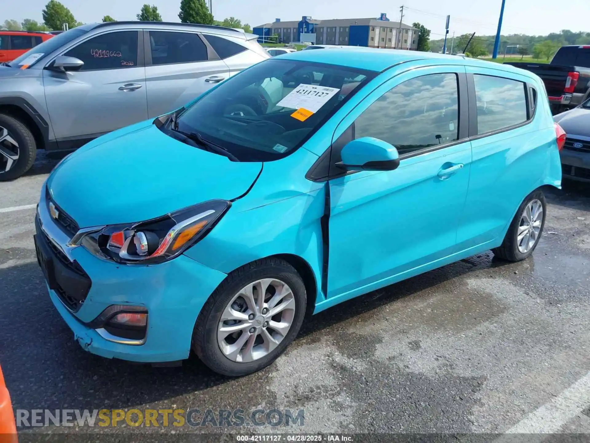 2 Photograph of a damaged car KL8CD6SAXMC714953 CHEVROLET SPARK 2021