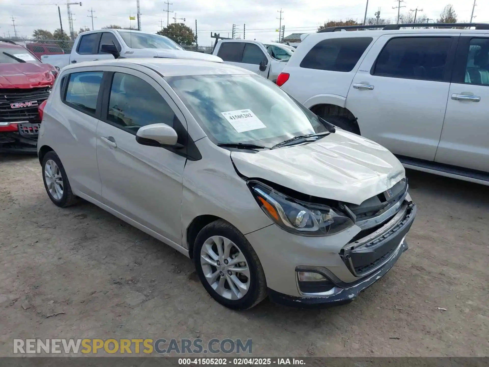 1 Photograph of a damaged car KL8CD6SAXMC722907 CHEVROLET SPARK 2021