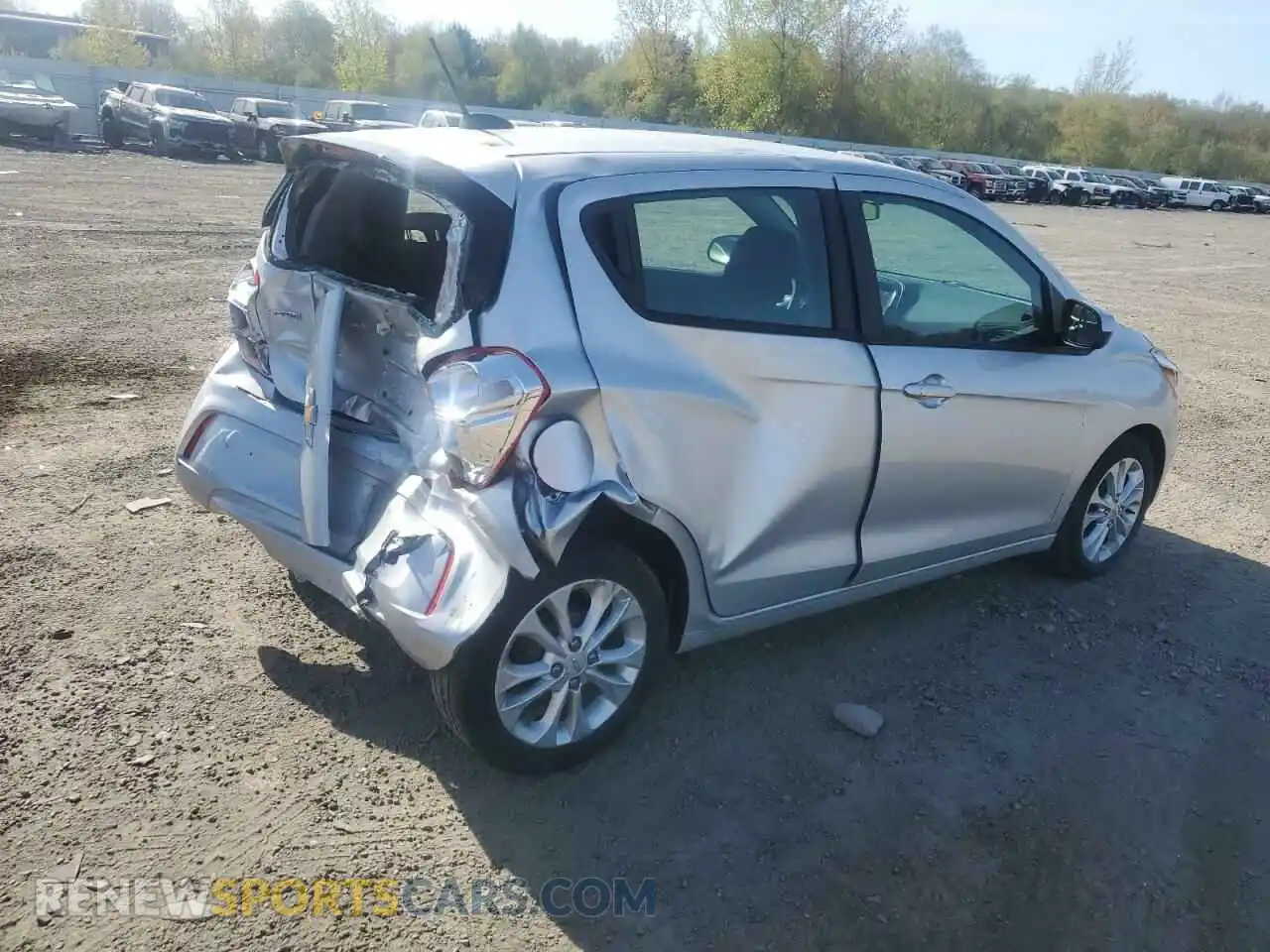 3 Photograph of a damaged car KL8CD6SA3NC018551 CHEVROLET SPARK 2022