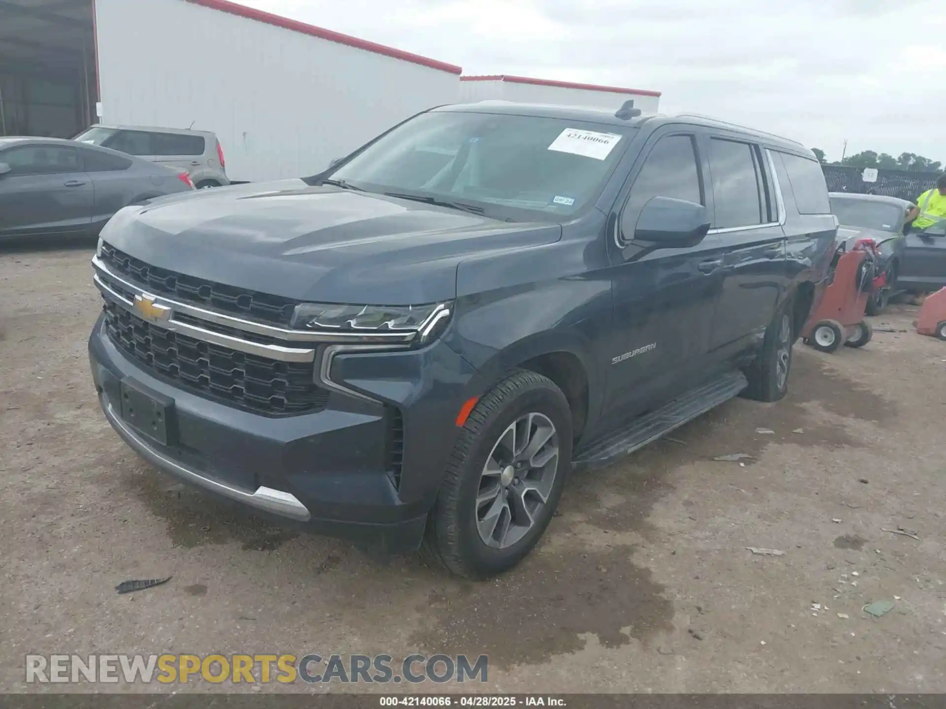 2 Photograph of a damaged car 1GNSCBKD3MR337539 CHEVROLET SUBURBAN 2021