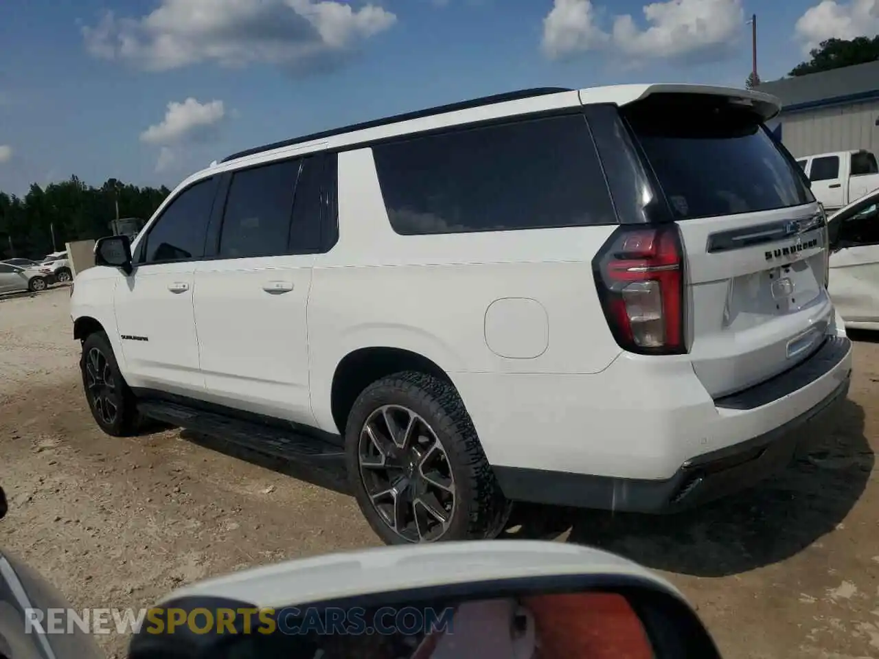 2 Photograph of a damaged car 1GNSCEKDXMR353609 CHEVROLET SUBURBAN 2021