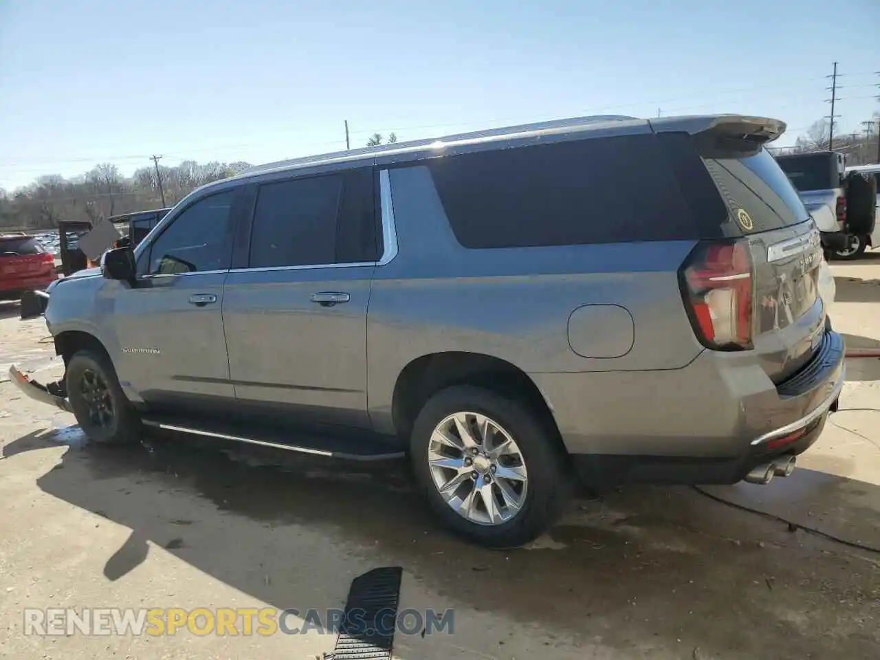 2 Photograph of a damaged car 1GNSCFKD6MR312402 CHEVROLET SUBURBAN 2021