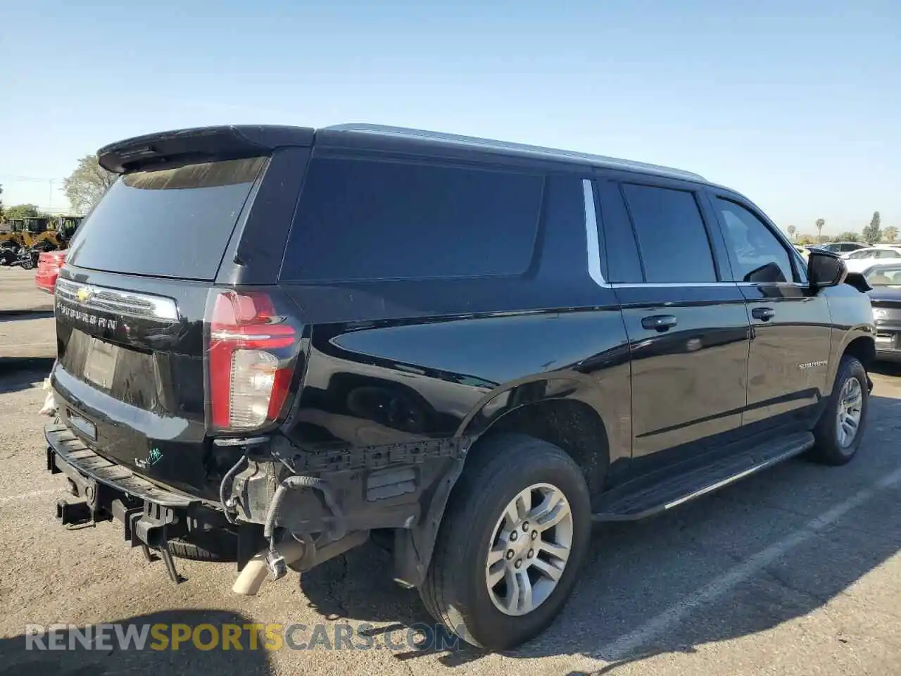 3 Photograph of a damaged car 1GNSCCKT1NR305591 CHEVROLET SUBURBAN 2022