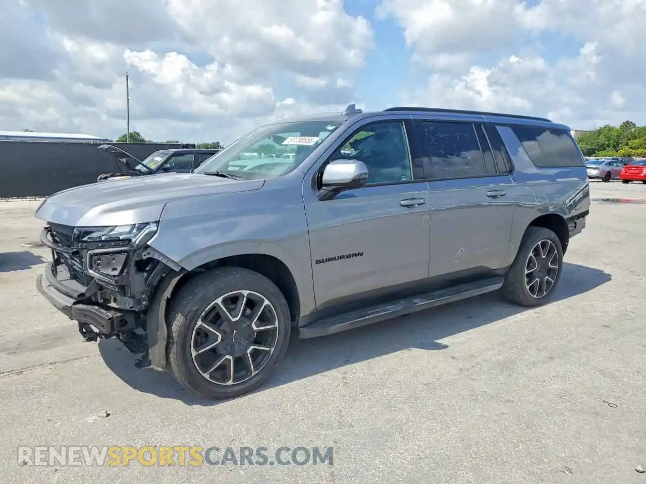 1 Photograph of a damaged car 1GNSCEKD0NR204806 CHEVROLET SUBURBAN 2022