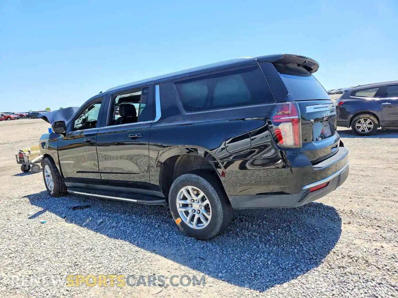 2 Photograph of a damaged car 1GNSCBKDXPR271303 CHEVROLET SUBURBAN 2023