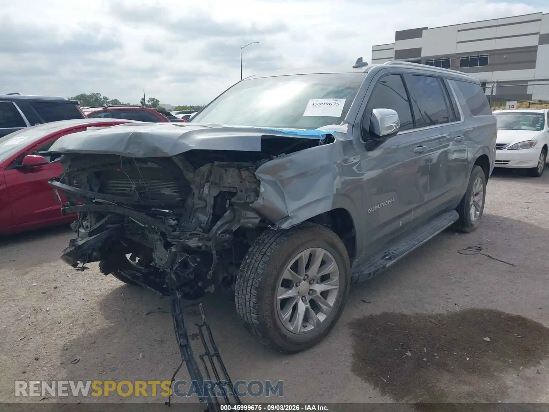 2 Photograph of a damaged car 1GNSCFKD1PR164602 CHEVROLET SUBURBAN 2023